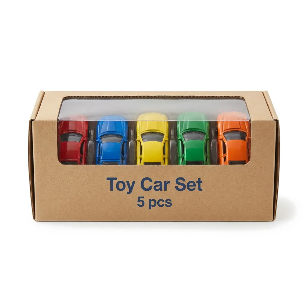 Toy car set, 5 pcs